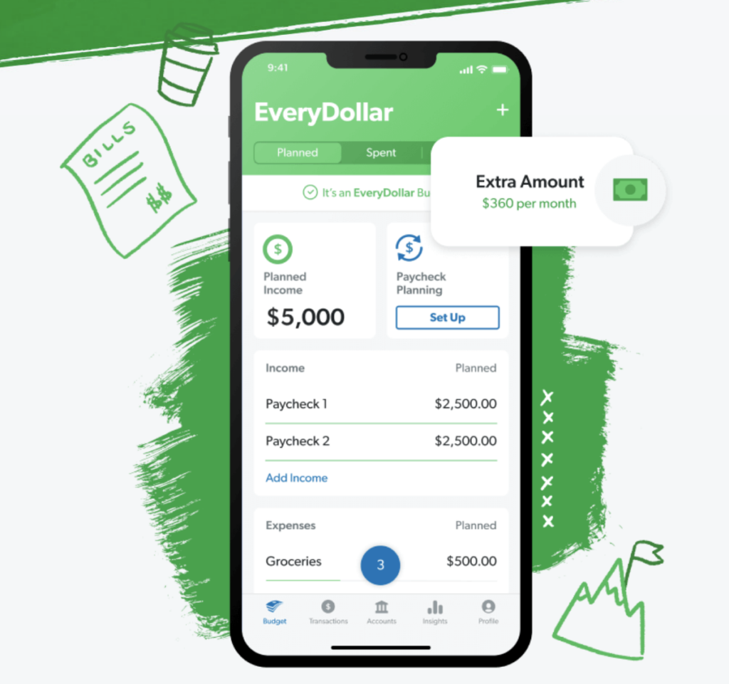 EveryDollar mobile app